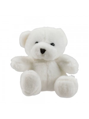 Chaveiro Urso Branco 13cm - Pelúcia