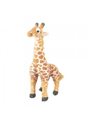 Girafa Realista Em Pé 52cm - Pelúcia