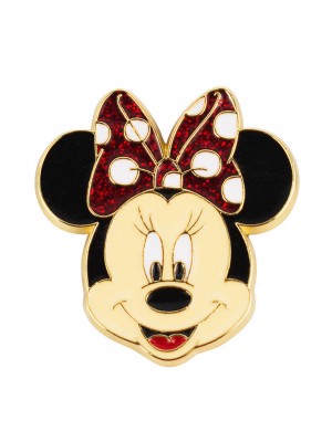 Broche Rosto Minnie 3x3cm - Disney