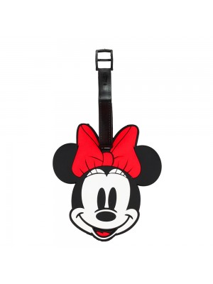 Etiqueta Identificação Bagagem Rosto Minnie 13.5x10cm - Disney