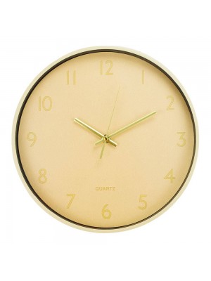 Relógio Parede Redondo Dourado 29.5x4.5x29.5cm