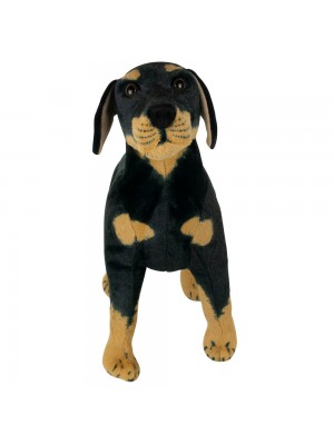 Cachorro Rottweiler Realista 55cm - Pelúcia