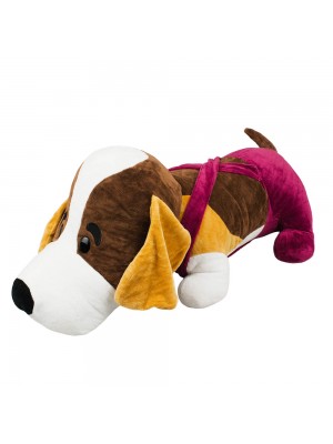 Cachorro Beagle Esticado De Macacão 45cm - Pelúcia