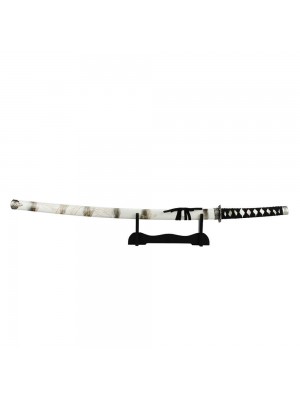 Espada Decorativa Branca Japonesa Katana 100cm