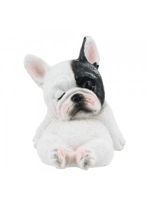 Cachorro Bulldog Francês Dormindo 7cm - Animais Resina
