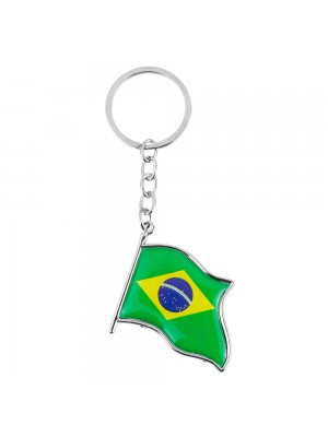 Chaveiro Bandeira Brasil 5cm