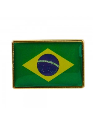 Broche Bandeira Brasil 2x2.8cm