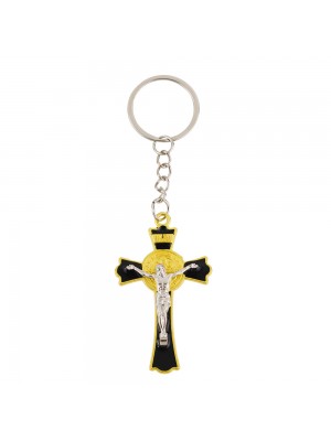 Chaveiro Crucifixo Preto 6cm