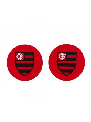 Jg. 2 Porta Copos PVC 10cm - Flamengo
