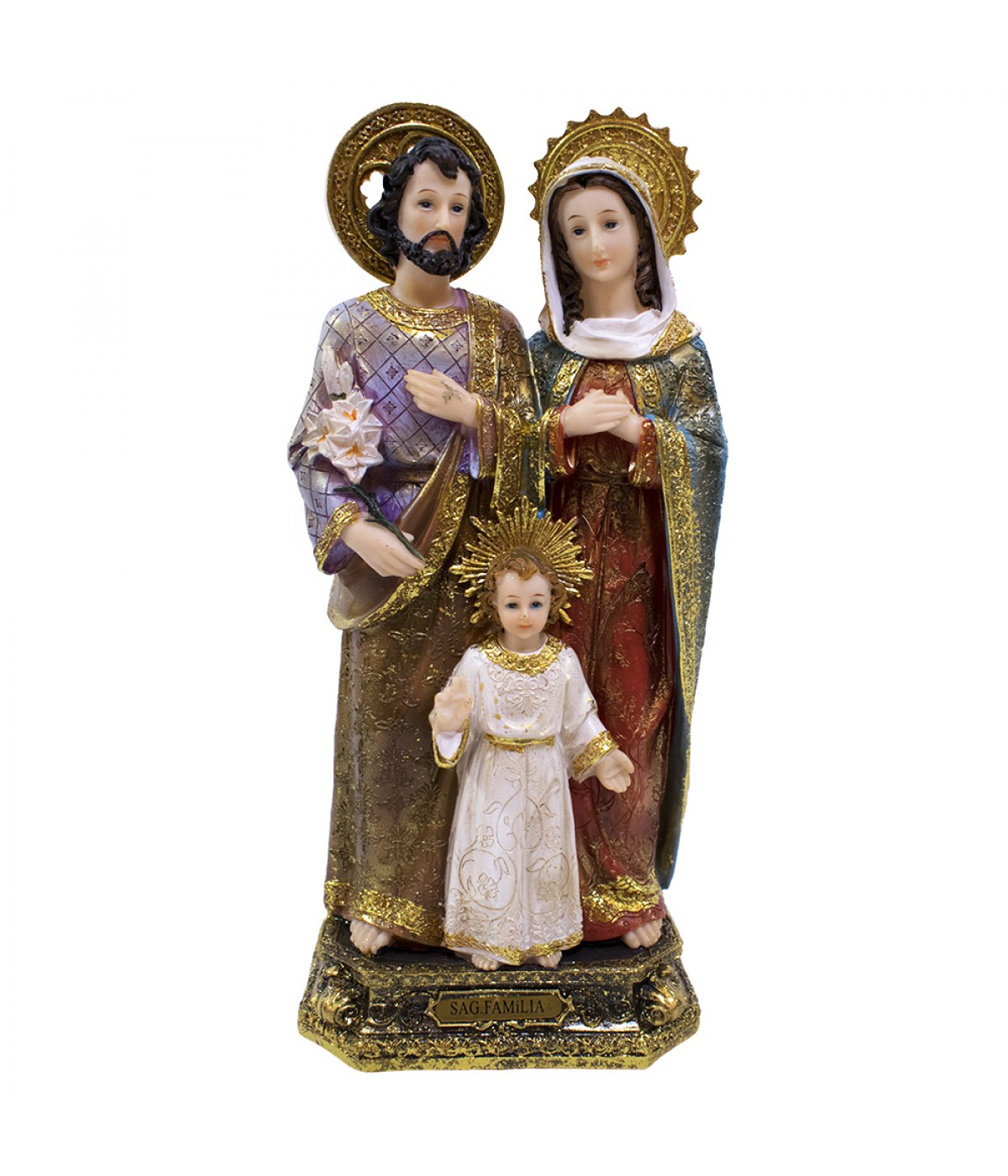 Sagrada Família 30cm - Enfeite Resina
