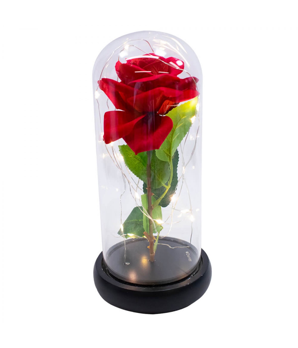 Luminária Rosa Encantada a Bela e a Fera | Minas de Presentes