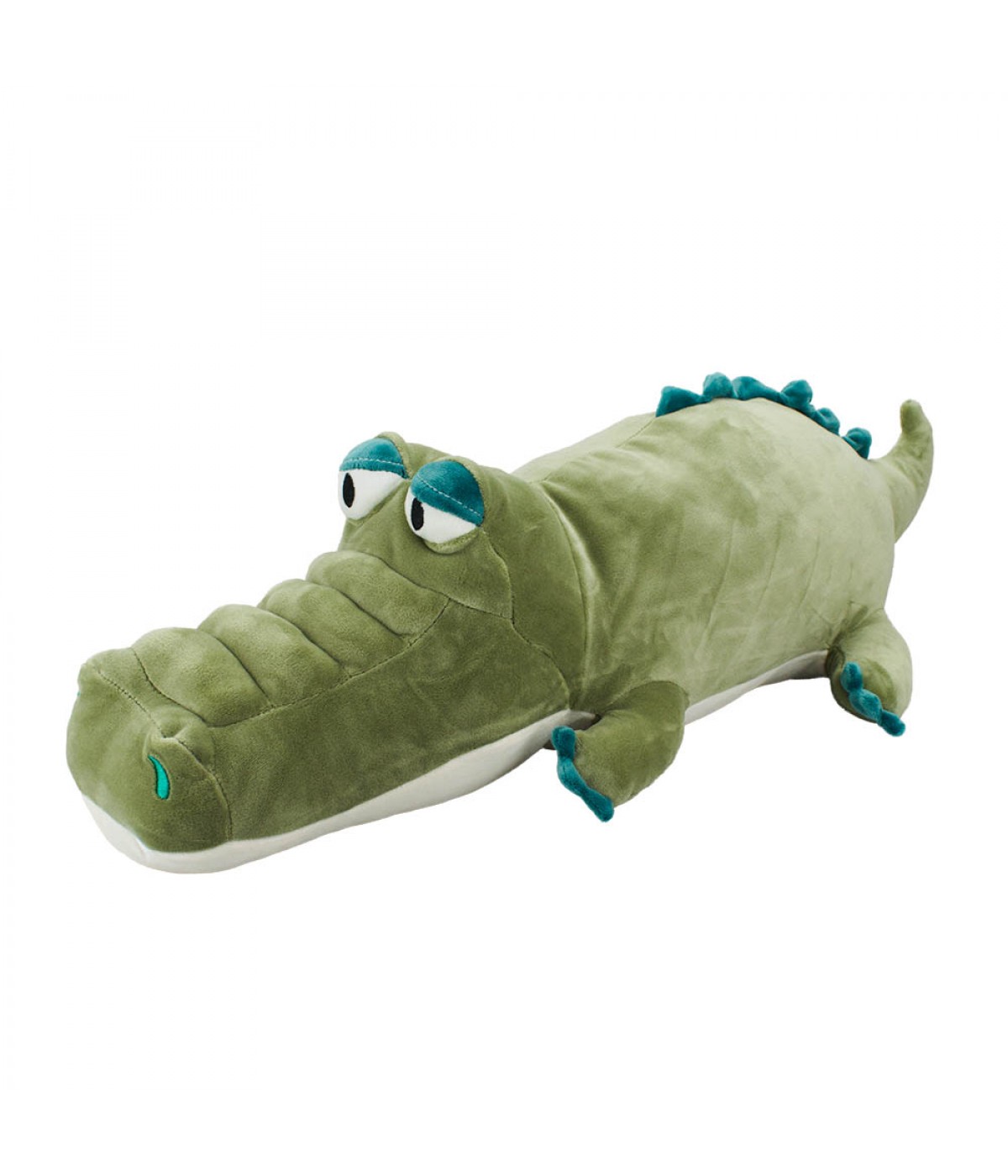 Crocodilo Verde Deitado 54cm - Pelúcia